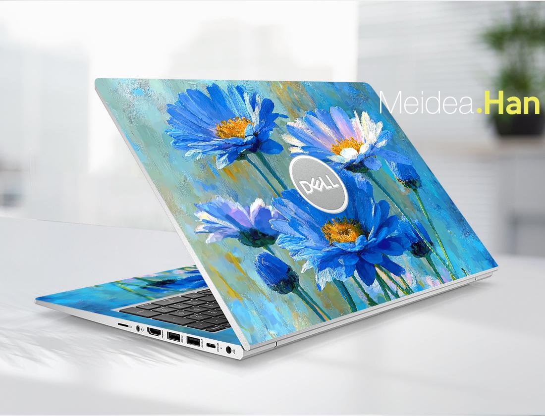 Autocollants Ordinateur Portable Style Boho - Motifs Plantes/floraux, 3 Pièces, Dimensions Universelles Pour écrans Jusqu'à 15" - Vinyle Amovible, Protection Contre Rayures