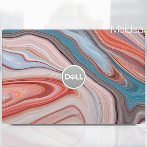 Dell Skin Xps 13 Personalized Customizable Red  Marble Texture Abstract Gift For Women For Xps Latitude Inspiron Vostro Alienware Precision