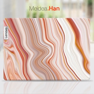 Lenovo Thinkpad Cover Skin Marble Texture Vinyl Red Gift For Women  For Lenovo Slim Legion Ideapad Yoga Thinkbook Thinkpad