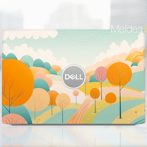 Dell Inspiron Laptop Skin Personalized Decal Colorful Simple Art Painting Customizable Sticker for Xps Latitude Inspiron Vostro Precision