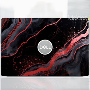 Laptop Skin Protect Dell Precison Vinyl Decals Customizable Personalised black cool For Xps Latitude Inspiron Alienware Precison