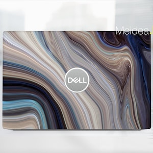 Dell Laptop Skin Xps 13 9310 Latitude 7400 Personalized Customizable Abstract Curve Vinyl for Xps Latitude Inspiron Vostro Precision