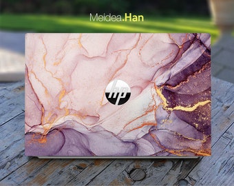 Hp Laptop Skin Elitebook Skin - personalisierte Anpassbare Marmor Texture Vinyl Aufkleber für Spectre Envy Pavilion Victus Omen Elite Probook