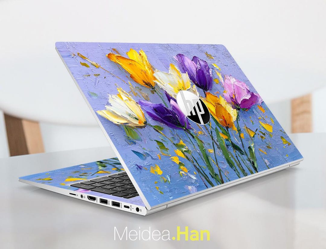 Custom Omni Book Laptop Accessory Art Sticker Unique Gift Oil Painting ...