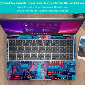 Laptopskinn Lenovo Decal Yoga 7 Stickerpersonlig present Stad Natt Scene Konstdesign för Lenovo Slim Legion Ideapad Yoga Thinkbook Thinkpad bild 4