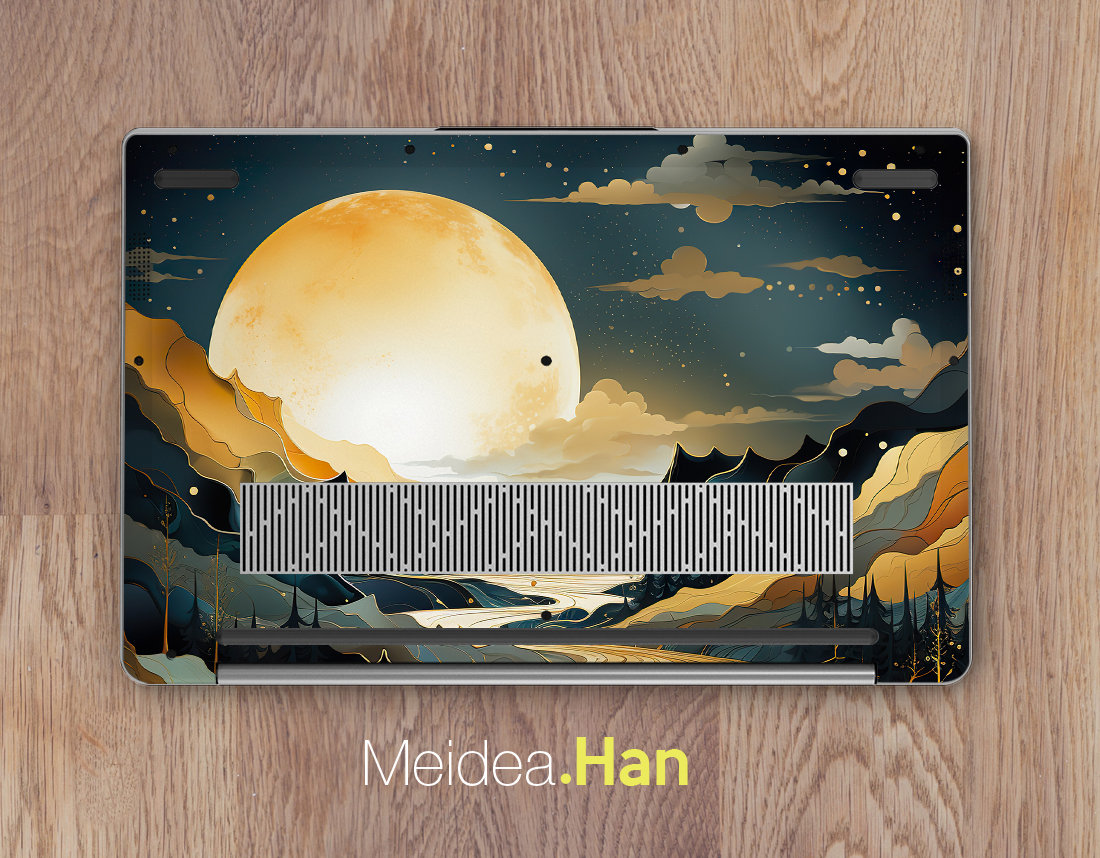 Custom Laptop Skins Dell Accessories Vinyl Decals Personalization Gift ...