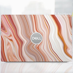 Dell Laptop Skin Xps 15 9520  Personalized Customizable Marble Texture Gift For Women For Xps Latitude Inspiron Vostro Alienware Precision