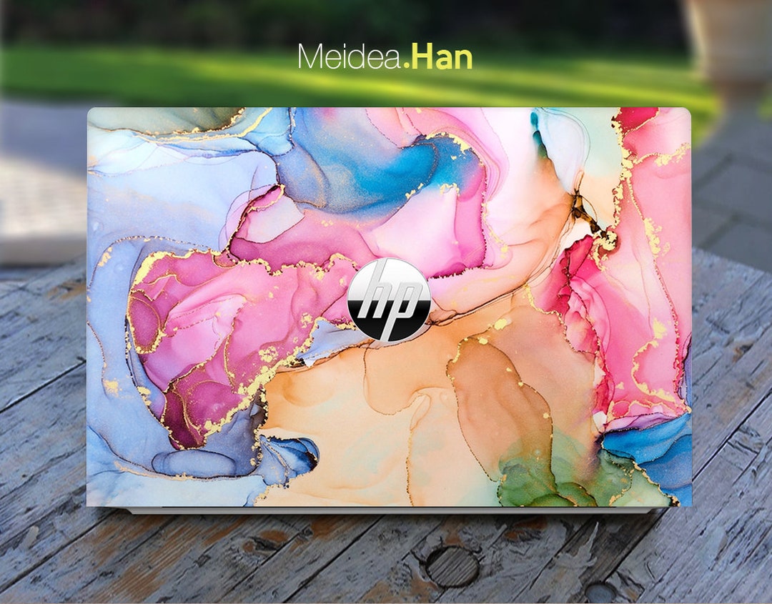 Hp Laptop Skin Hp Probook 450 G7 Personalized Customizable Watercolor