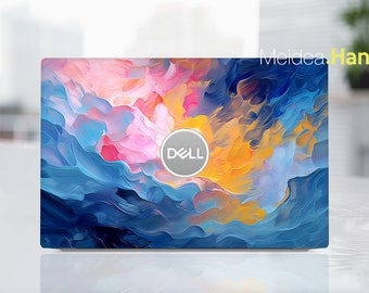 Laptop Skin Protect Dell Accessories Custom Decal Personalization Gifts Colorful Oil Painting Designs For Xps Inspiron Alienware Precison