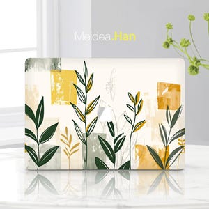 Apple Laptop Skins Custom Decals Surface Accessory Simple Plant Design Mother&#39;s Day Gift Mac Protector Cute Macbook Pro Sticker Decal Art