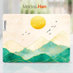 Lenovo Laptop Skin Protect Decal Boyfriend Gift Sunrise Art Design Vinyl Sticker Gift for Her for Lenovo Slim Legion Yoga Ideapad Thinkbook