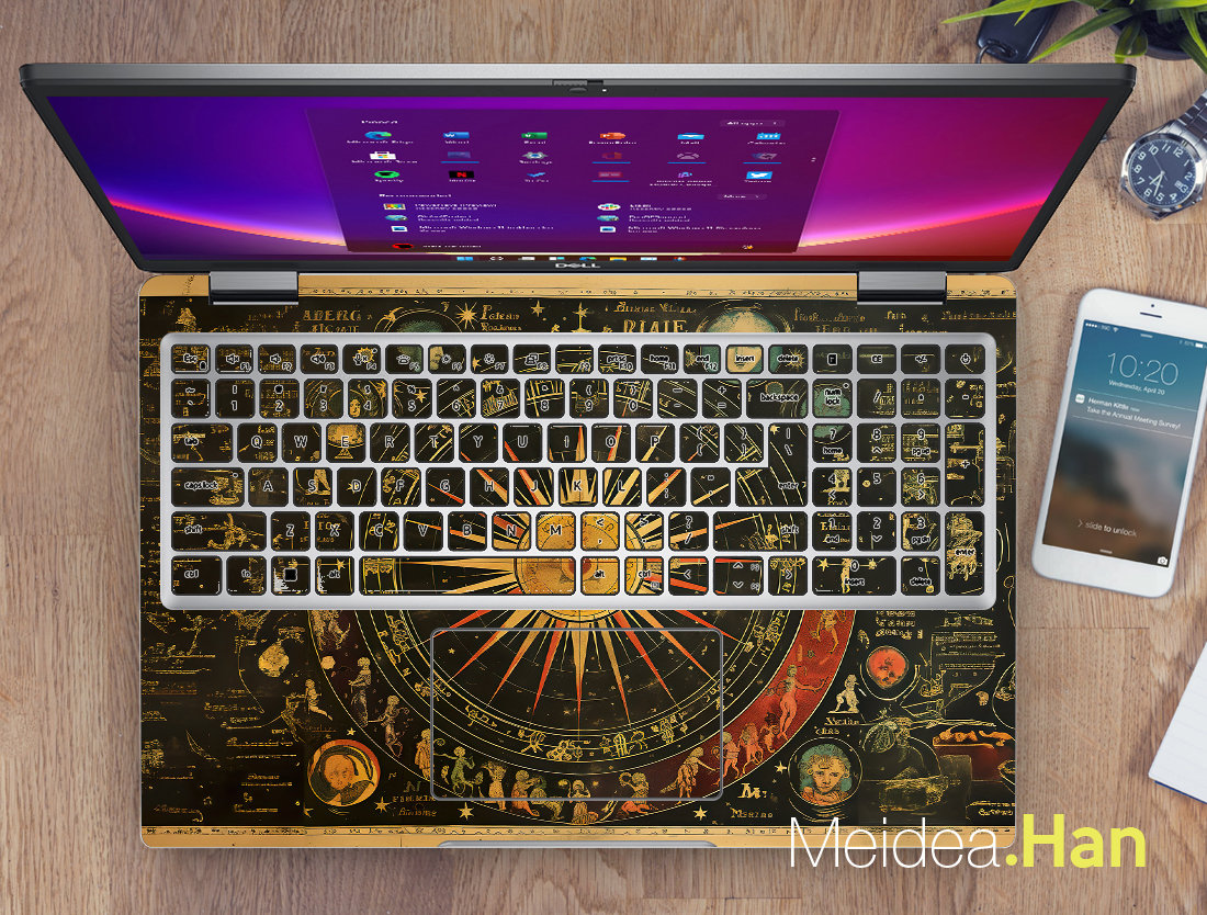 Laptop Skin Dell Accessories Customizable Personalization Astrology ...