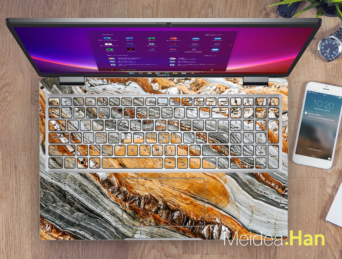 Dell Accessories Laptop Skin Customizable Abstract Designs Vinyl Decals ...
