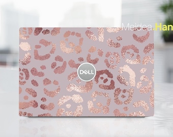 Dell Latitude 5450 Custom Laptop Decal Unique Gift Custom Light Purple Leopard Vinyl for Xps Latitude Inspiron Vostro Precision