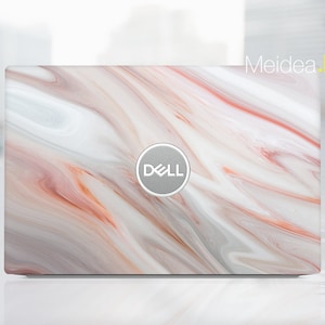 Pele de laptop Dell G15 14 personalizada textura de mármore rosa presente para mulheres para Xps Latitude Inspiron Vostro Alienware Precision