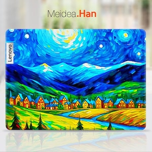 Lenovo Thinkpad Skin Custom Decal Night Sky Art Design Vinyl Sticker Gift For Women  For Lenovo Slim Legion Ideapad Yoga Thinkbook Thinkpad