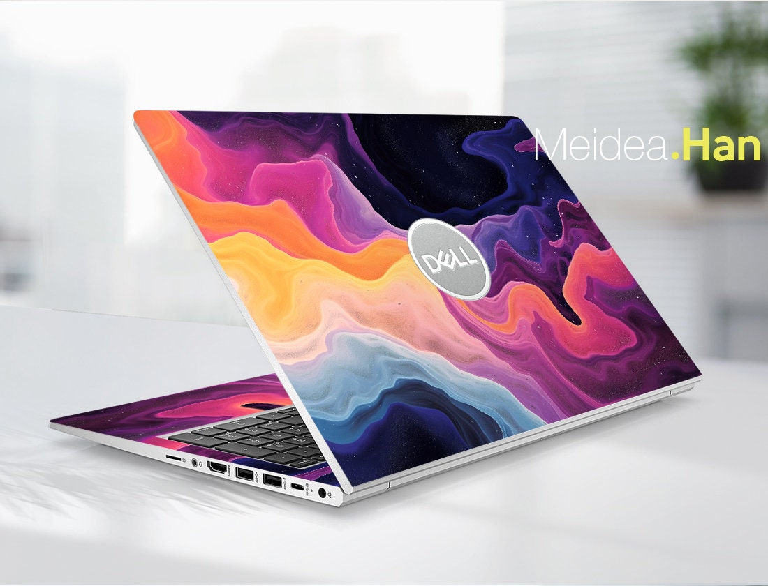 Custom Laptop Skin Dell Xps 15 Vinyl Decal Personalization Colorful ...