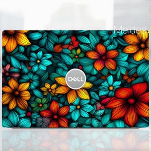 Laptop Skins Dell Accessories 7440 Custom Sticker Unique flower designs Art Vinyl Gift For Her For Xps Latitude Inspiron Vostro Precision