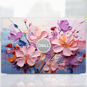 Dell Laptop Skins Gifts for Mom Personalization Gifts Aesthetic Abstract Pink Painting for Xps Alienware Latitude Inspiron Precison Vostro zdjęcie 1
