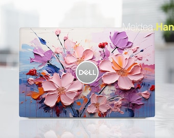 Dell Laptop Skins Gifts for Mom Personalization Gifts Aesthetic Abstract Pink Painting for Xps Alienware Latitude Inspiron Precison Vostro