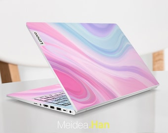 Lenovo Vinyl Decals Personalization Laptop Accessories Customizable Design Marble Texture For Legion Yoga Slim Thinkpad Thinkbook Ideapad