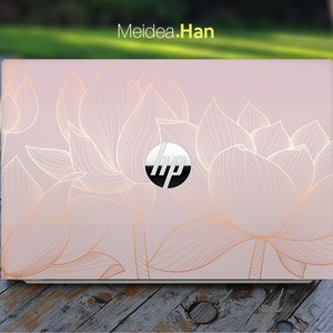 Hp 17-Zoll Laptop Hülle Personalisierte Aufkleber Anpassbare Abstrakte Textur Vinyl Aufkleber für Spectre Envy Pavilion Victus Omen Elite Probook