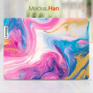Laptop Skin Protect Lenovo Thinkpad X1 Carbon Decal Custom Sticker Dreamlike Watercolor Design for Legion Yoga Slim Thinkpad Thinkbook Idea