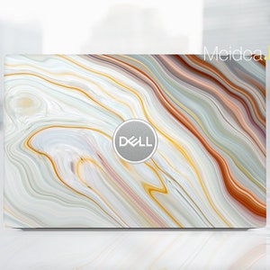 Cadeau Dell Latitude 7420 Skin Texture marbre blanc pour femme pour XPS Latitude Inspiron Vostro Alienware Precision