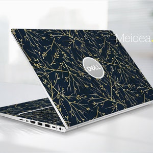 Étui pour ordinateur portable Dell Latitude 5531 avec peintures noires personnalisables, cadeau pour femme pour XPS Latitude Inspiron Vostro Precision