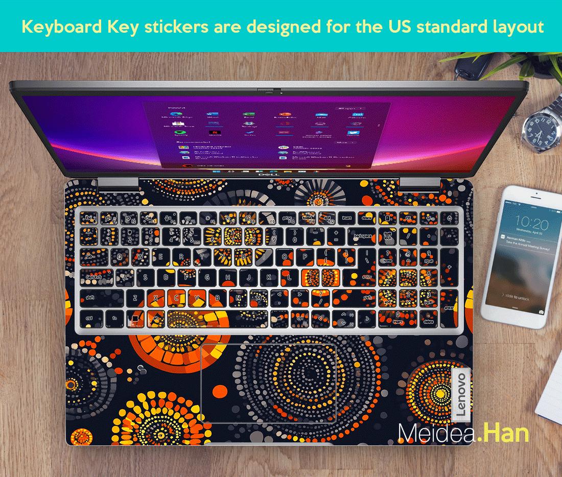 Lenovo 14インチ ノートパソコン用スキンシール カスタムギフトカラー
