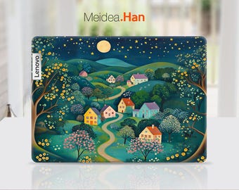 Yoga Laptop Skins Lenovo Accessories Fairytale Forest Design Custom Gift Vinyl Decals for Legion Yoga Slim Thinkpad Thinkbook Ideapad Series