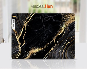 Lenovo Yoga Skin,Personalized Gift Black Curve Vinyl Sticker for Lenovo Slim Legion Ideapad Yoga Thinkbook Thinkpad