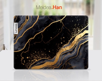Laptop Skin Protect Lenovo Thinkpad Vinyl Decals Customizable Personalised  Marble Texture For Legion Yoga Slim Thinkpad Thinkbook Ideapad