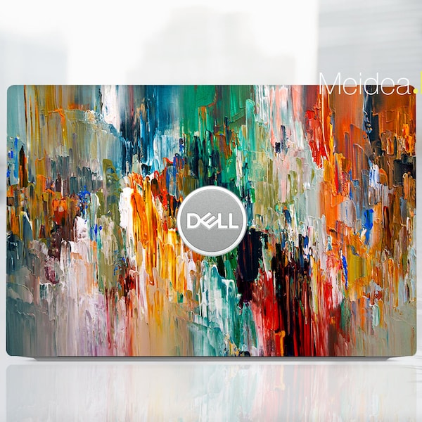 Custom Laptop Skin Dell Precision Decals Personalized Color Design Abstract Oil Painting For Xps Alienware Latitude Inspiron Precison Vostro