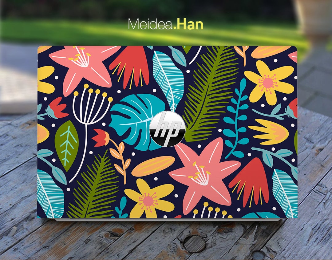 Laptop Skin Hp Pavilion X360 14 Personalized Customizable Plants Art