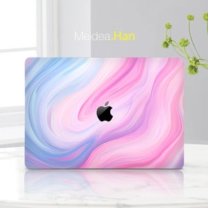 Macbook Protector Mac Skin Gift for Mother Pink Design Decal for Mac Stain Prevention Stylish Macbook Decal Personalized Vinyl Wrap Sticker