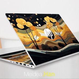 Laptop Skins Hp X360 Vinyl Decal Personalized Customizable Bright Colors Design Nature Landscape For Spectre Envy Victus Omen Elite Probook