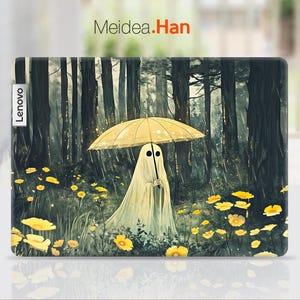 Laptop Protective Film Lenovo Yoga Slim 7 Decal Gift Custom Sticker Cute Ghost Design for Legion Yoga Slim Thinkpad Thinkbook Ideapad