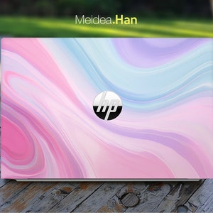 Laptop Skin Hp Personal Laptop Accessories Customization Vinyl Decal Marble Texture For Spectre Envy Pavilion Victus Omen Elite Probook