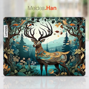 Lenovo Laptop Skins Custom Vinyl Decals Personalization Forest Theme Style Anime & Cartoon Design For Legion Yoga Thinkpad Thinkbook Ideapad