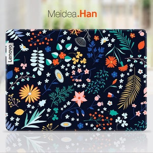 Laptop Skin Lenovo Yoga 7 Personalized Customizable Marble Black Vinyl Gifts For Her For Lenovo Slim Legion Ideapad Yoga Thinkbook Thinkpad