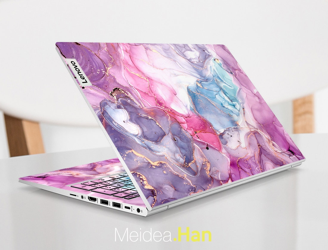 Laptop Skin Lenovo Thinkpad Personalized Customizable Colorful Etsy