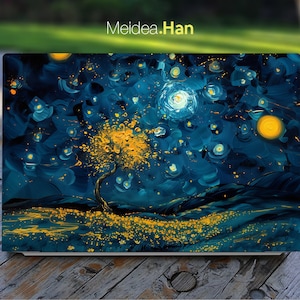 Laptop Skin Hp Envy X360 Skin Personalized Customizable Abstract Art Oil Painting Design For Spectre Envy Pavilion Victus Omen Elite Probook