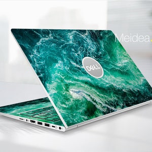 Dell Laptop Skin Dell Latitude 5520 Skin Personalized Customizable Sea Waves Vinyl Sticker for Xps Latitude Inspiron Vostro Precision
