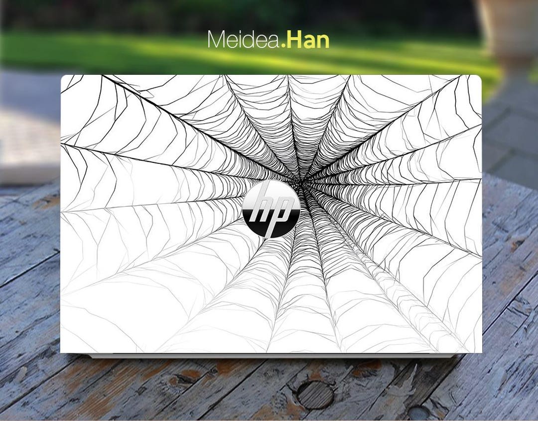 Laptop Sticker 255 G10 Personalized Customizable Unique Spider Web ...