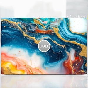 Dell Latitude 3450 Laptop Skin Art Sticker Custom Decal Colorful Abstract Art Design Gift for Mom for Xps Latitude Inspiron Vostro Precision