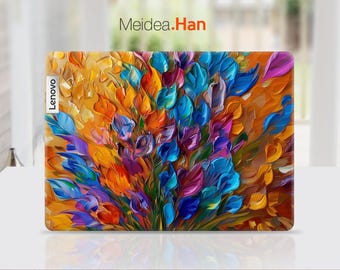 Lenovo Laptop Skin Ideapad 5 Protectant Decal Colorful Oil Painting Style Vinyl Gift For Her For Lenovo Slim Legion Yoga Ideapad Thinkbook