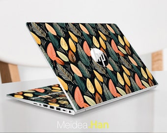 Hp Laptop Skins Anpassung Personalisierung Einzigartiges Geschenk Vinyl Aufkleber Blätter Ästhetisches Design für Spectre Envy Victus Omen Elite Probook