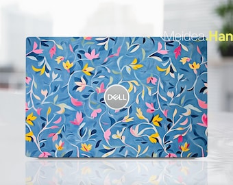 Custom Laptop Skin Dell Pro 14 PC14250 Decals Gift for Girl Abstract Plant Design Pattern for Xps Latitude Inspiron Alienware Precison