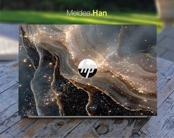 HP ProBook 465 G11 Laptop Accessory Personalized Gift Customizable Marble Design Vinyl for Spectre Envy Pavilion Victus Omen Elite Probook